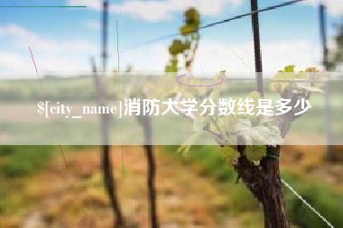 盱眙消防大学分数线是多少
