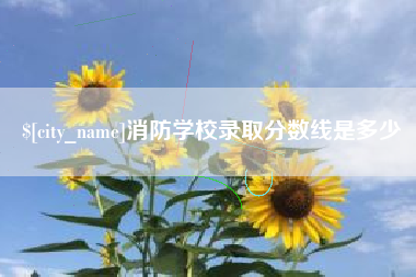 盱眙消防学校录取分数线是多少