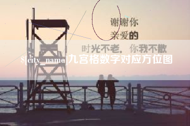 盱眙九宫格数字对应方位图