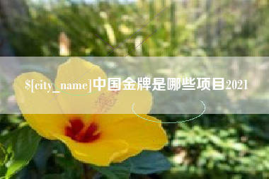 盱眙中国金牌是哪些项目2021