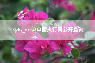 盱眙中国执行网公开查询