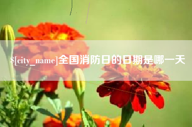盱眙全国消防日的日期是哪一天