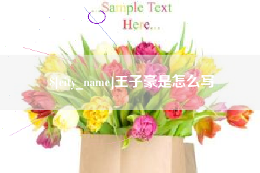 盱眙王子豪是怎么写