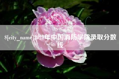 盱眙2021年中国消防学院录取分数线