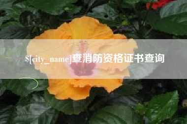 盱眙查消防资格证书查询