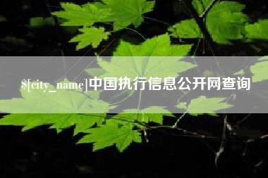 盱眙中国执行信息公开网查询