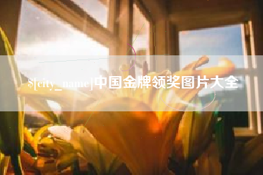 盱眙中国金牌领奖图片大全