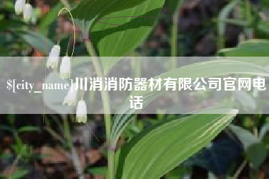 盱眙川消消防器材有限公司官网电话