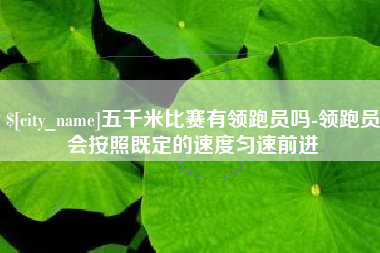 盱眙五千米比赛有领跑员吗-领跑员会按照既定的速度匀速前进