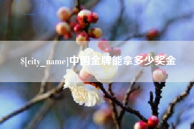 盱眙中国金牌能拿多少奖金