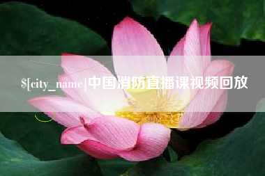 盱眙中国消防直播课视频回放