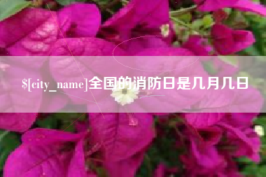 盱眙全国的消防日是几月几日
